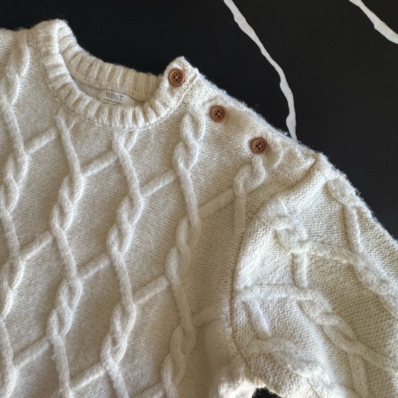 Next Cream Cable‎ Knit Sweater - Picture 2 of 4